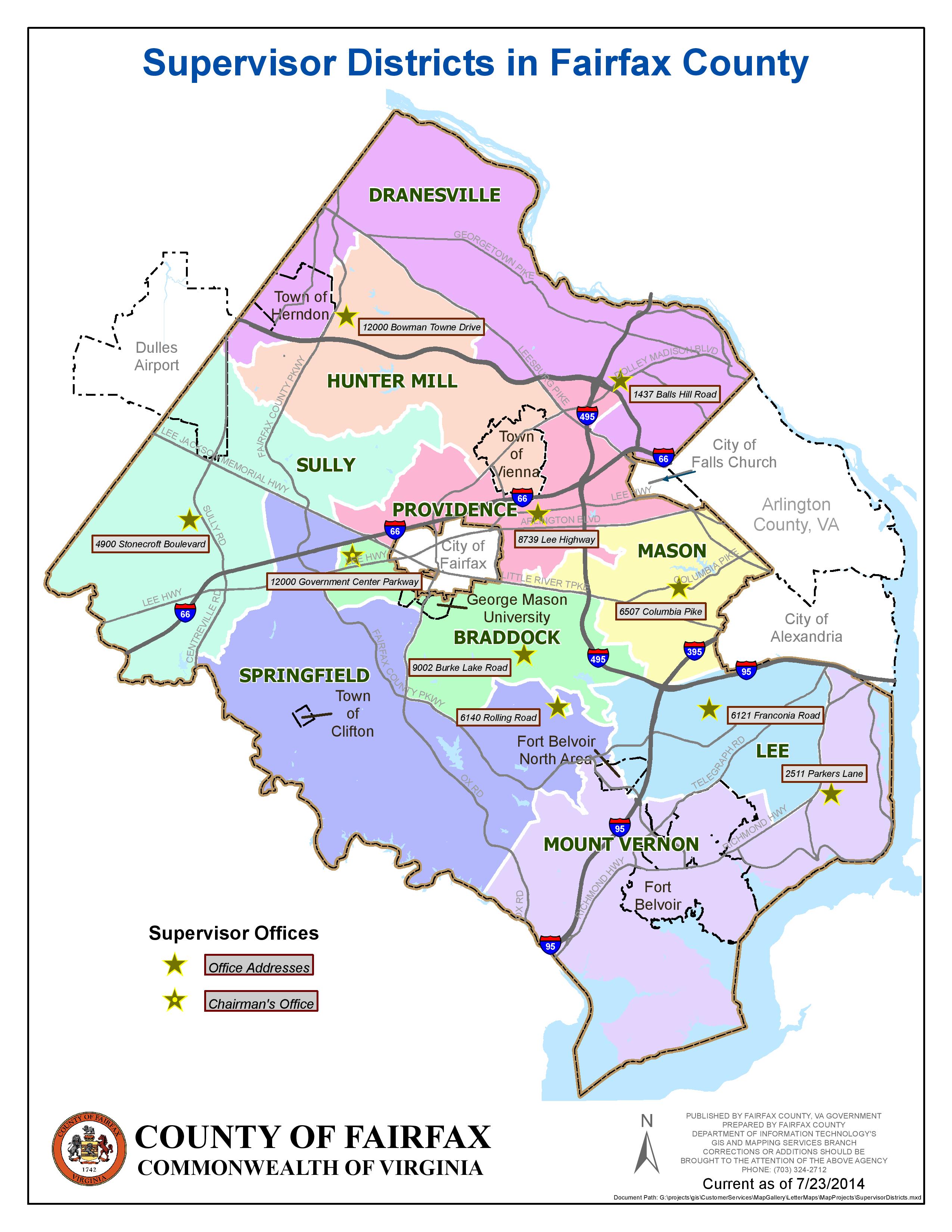 Fairfax County Districts Fairfax County Democrats