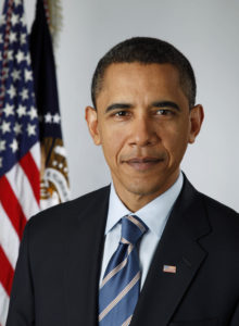 Official photo of Barak Obama