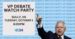 VEEP Debate Watch Party, Sully Democrats @ Sully District Govt. Ctr.,