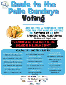 Souls to the Polls, Sponsored by Network NOVA @ Early Voting Locations in Fairfax