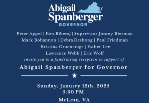 McLean Fundraiser for Abigail Spanberger for Governor @ McLean VA -- Address Provided Upon RSVP